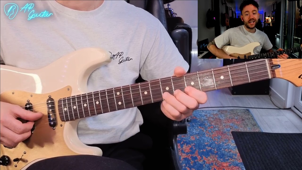 Easy but Pro Sounding Blues Groove in A (Rhythm + Lead)