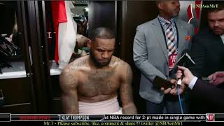 Reporter: LeBron, what do you look like as a leader when your patience runs out.