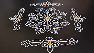 Shukravaram Muggulu Daily Muggulu Sri Rama Navami Muggulu Chukkala Muggu With Borders