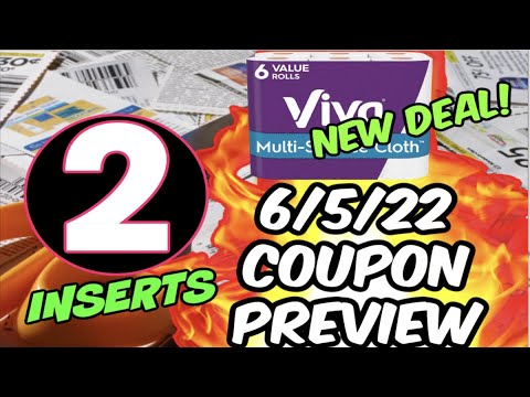 6/5/22 COUPON INSERT PREVIEW | 🔥 COUPONS & NEW PAPER TOWEL DEAL!