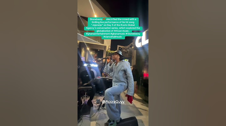 Stonebwoy💥 performs Jejereje at Roots Global Agency event 🇬🇭 #stonebwoy #ghanamusic #dancehall