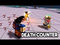 I Became the WEAKEST DUMMY with DEATH COUNTER in Roblox The Strongest Battlegrounds