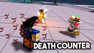 I Became the WEAKEST DUMMY with DEATH COUNTER in Roblox The Strongest Battlegrounds