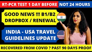 GOOD NEWS !!! B1/B2 Dropbox/Renewal Slots Availability | India to USA New Travel Policy 1 Day Rule