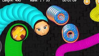 Worms zone io ‼️ Cacing Besar Superhero Okoye ⁉️ Slither Snake Giant #92686