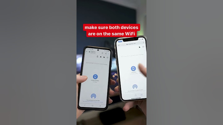 Airdrop between Ios and android device