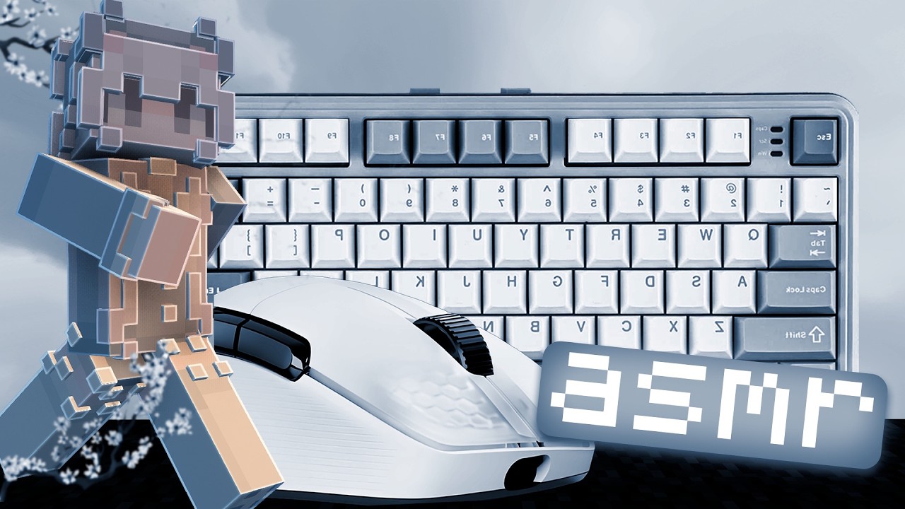 12 Minutes ASMR Keyboard & Mouse Sounds | Hypixel Bedwars