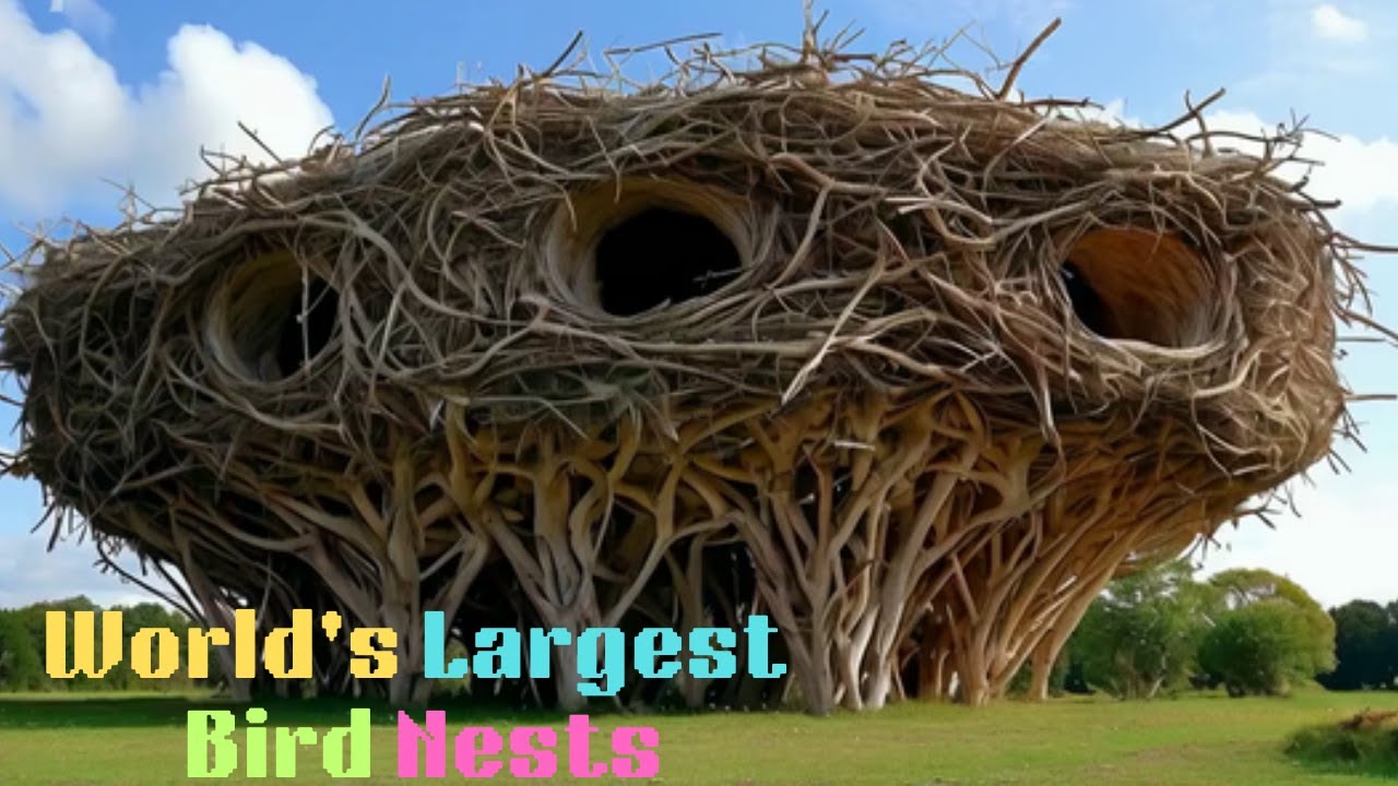 Image showcasing World's Largest Bird Nests | Wildlife Documentary | Informative # ...