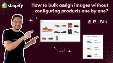 Bulk assign variant images in Rubik Variant Images app. [Shopify]