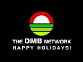 The dmb network logo happy holidays variant 2023