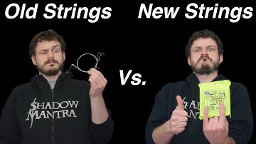 Testing Old Guitar Strings vs. New Guitar Strings