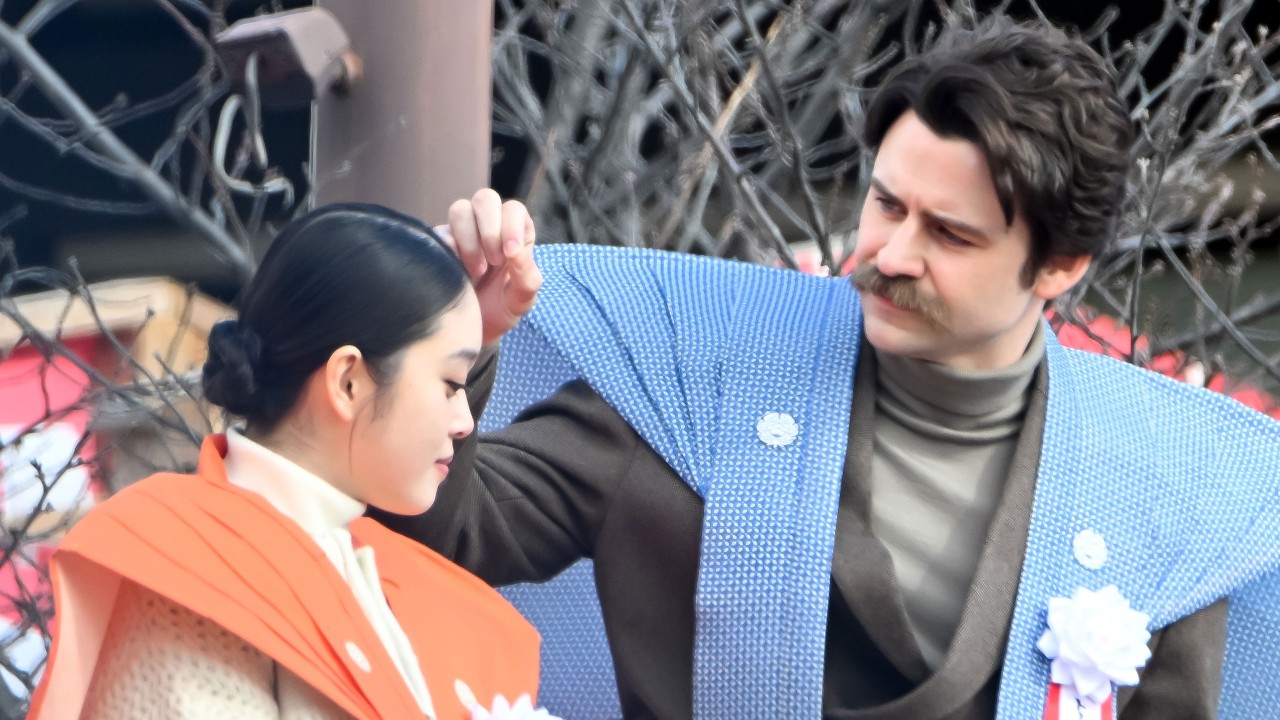 成田山節分祭で髙石あかりちゃんが福を呼ぶシマシタ🥜