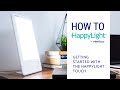 Comment utiliser la lampe de luminothrapie led happylight touch