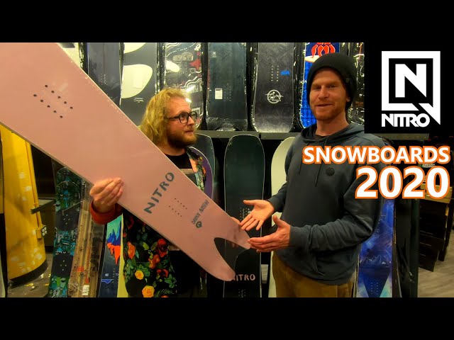 nitro 2020 snowboards Dropout Snowboard Lite Laminates Nitros rider Nitro Drop Snowboard - Women's