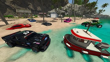 Finding Hidden Racecars on Abandoned Island | Farming Simulator 25