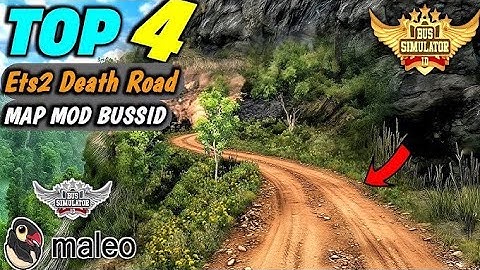 Download Ets2 DEATH Roads MAP MOD BUSSID Add Bus simulator indonesia 