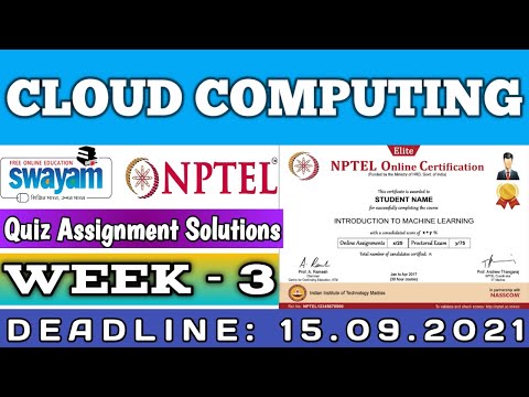 cloud computing nptel assignment 3