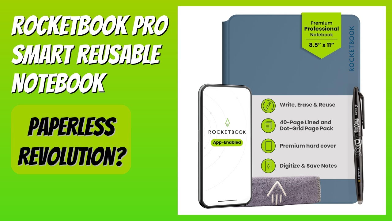 REVIEW (2026): Rocketbook Pro Smart Reusable Notebook. Features - YouTube