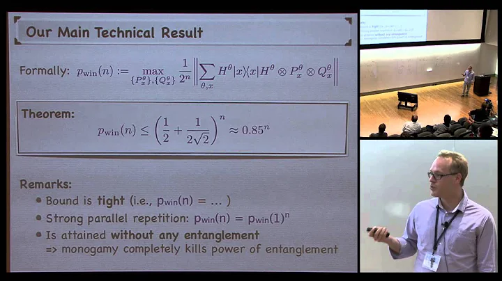 One-sided device independence - Marco Tomamichel
