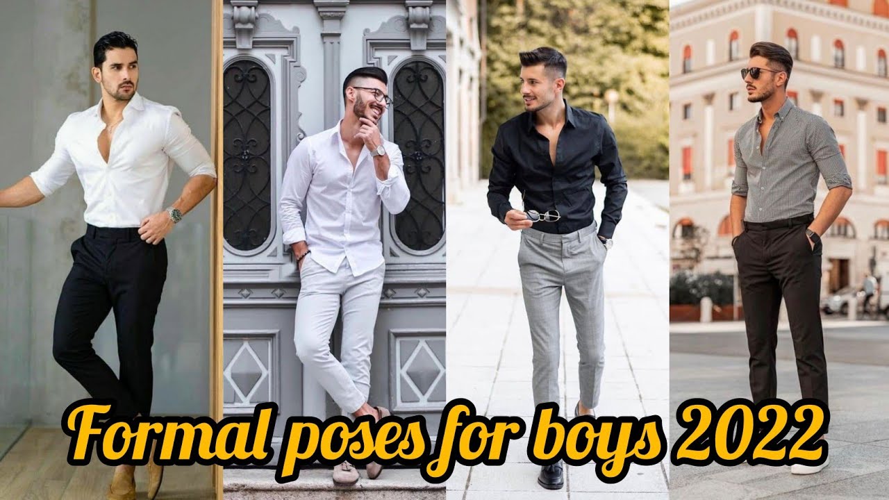 Formal Dress Photoshoot Pose 2023 || Formal Photoshoot Poses For Men ||  Outfit Ideas 2023 - YouTube