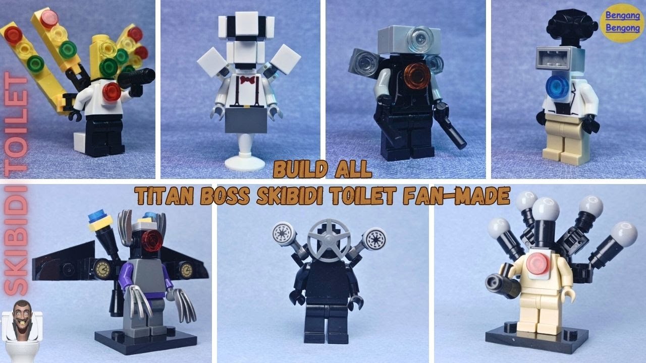 Skibidi Toilet: Building LEGO Minifigures of Traffic Light Man, Microphone  Man, and more! (Fan-Made) 