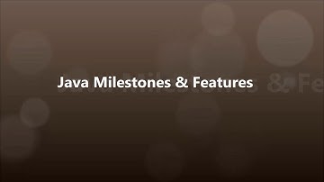 Milestones & Features of JAVA | Programming in JAVA | VHNSNC (Autonomous)