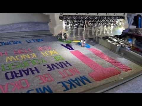 Large Embroidery Stitch-Out