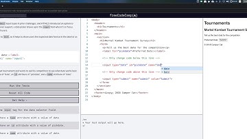 freeCodeCamp: Add an Accessible Date Picker