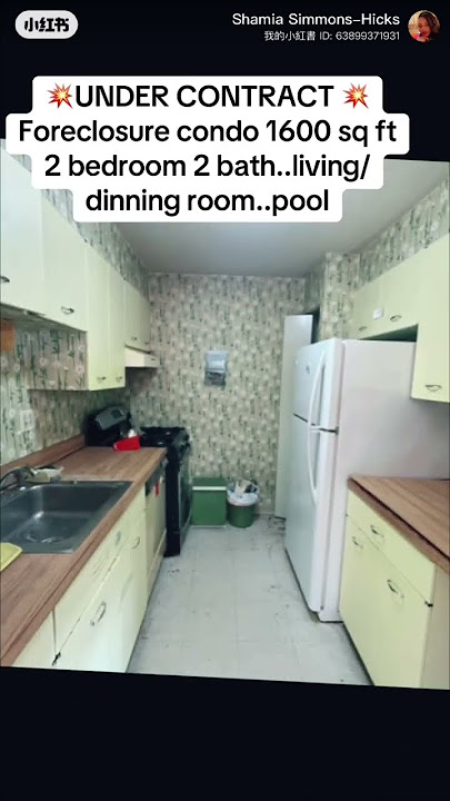 💥UnderContract-foreclosure condo with just a little TLCit will be worth twice as much #fyp #invest
