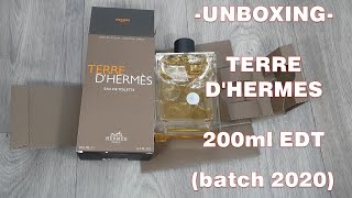 Unboxing _ Terre d'Hermes by Hermes (2020 batch)