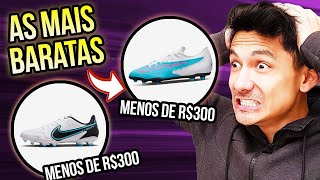 TOP 10 CHUTEIRAS MAIS BARATAS  |  tdas por menos de 300 😱