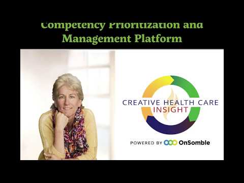 Donna Wright explains in under 2 minutes why OnSomble and CHCM partnered to create an innovative Competency Prioritization and Management Platform.