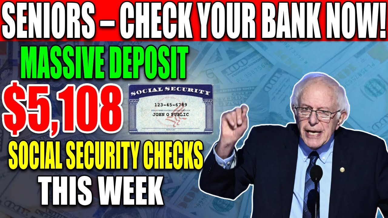 $5,108 Social Security Checks DROPPING This Week - Who Qualifies? - YouTube