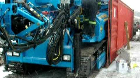 3/4   Loading into 40ft container Exploration RC Core ET635 drilling rig leaving for Mongolia