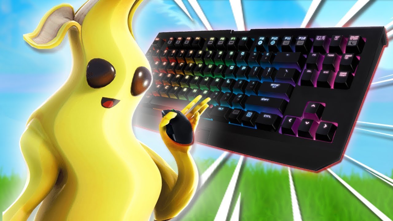 I Played Fortnite With a KEYBOARD AND MOUSE ON PS4 And... - YouTube
