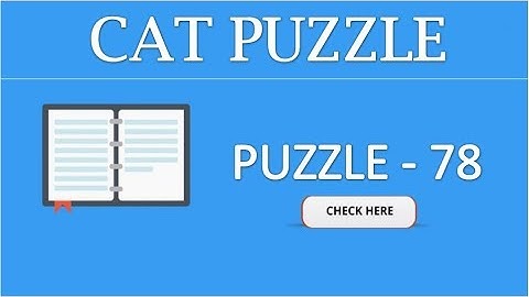 Logical Reasoning & Data Interpretation - Set of the day 78