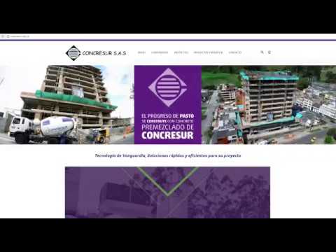 Portal web CONCRESUR