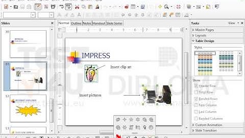 Insert the Horizontal Scroll autoshape from the Stars image group into the empty space...