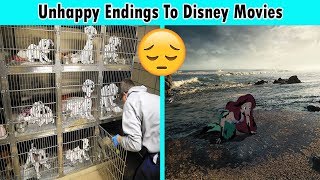 Artist Created Unhappy Endings To Disney Movies