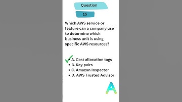 Q15: AWS cloud practitioner exam questions #aws #awscertification #awscertifiedcloudpractitioner