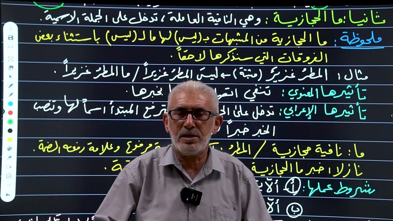 أسلوب النفي/ المحاضرة ٦ / ما