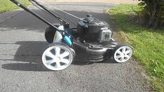 B&Q McAllister mower start and run