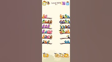 Bird sort calar game leval 1373 #games #leveldesign #playgaming #colorgame #isometricgame #gameconce