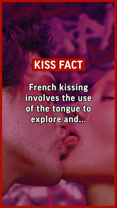 French kissing 💋 involves the use of the tongue to explore and… #facts #psychology #kiss #kissfacts