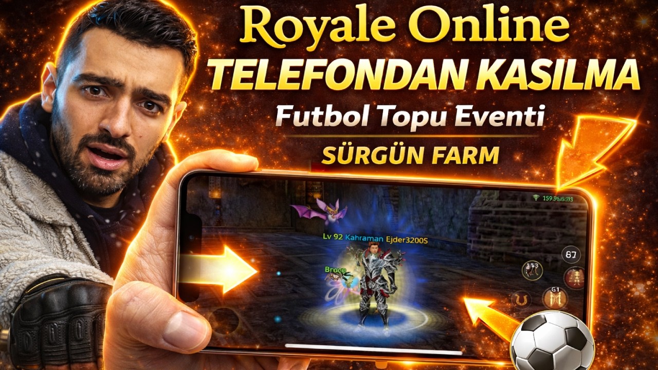 Royale Online EPHESUS - Futbol Topu Eventi! Sürgün Mağarası Kasılma! (Eleştiri Mevcut) #royaleonline