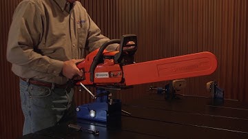 How to use a Vise Chainsaw Repair