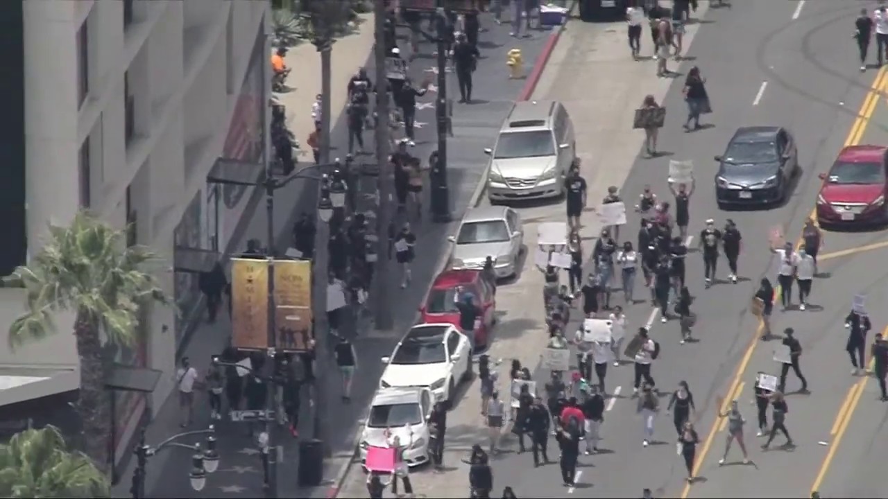 Watch Live: Protest Marches in Hollywood | NBCLA Watch Live: Protest Marches in Hollywood | NBCLA