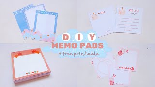 DIY Memo Pad  🍁 ⭐︎ how to make memo pads at home ⭐︎