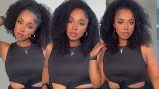 Three in 1 Half Wig! The Best Undetectable &amp; Affordable Half Wig Ft CurlsCurls