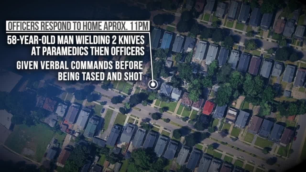 Buffalo Police shoot man they say was armed with two knives